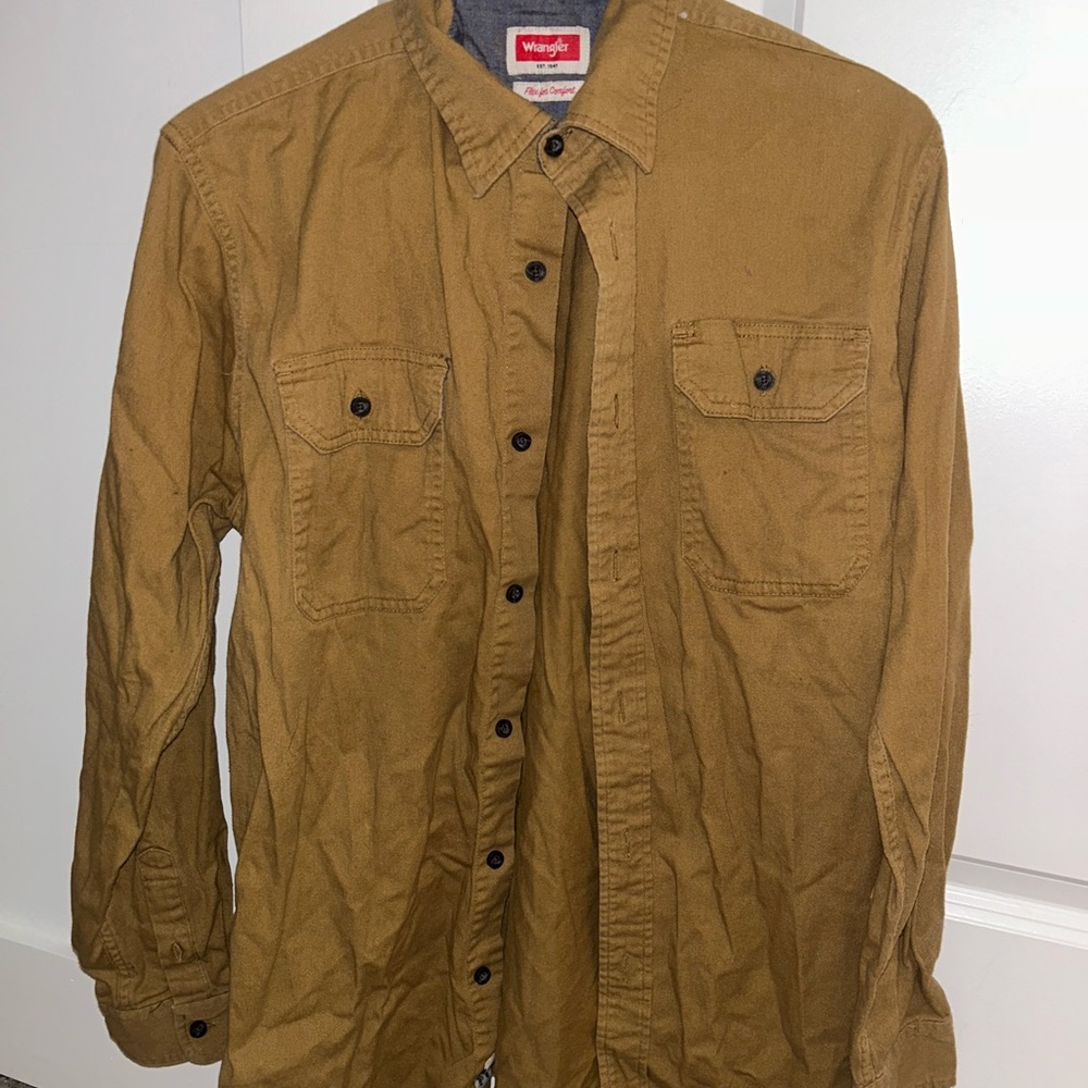 Wrangler Men's Tan Shirt